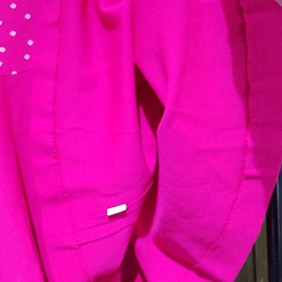 VINTAGE PINK WHITE POLK A DOT GO-GO DRESS RETRO ECLECTIC - Picture 12 of 15